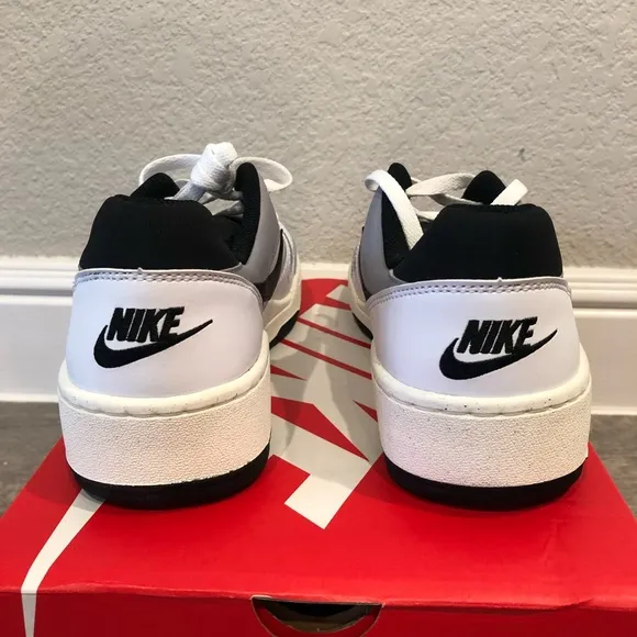 New Nike Full Force Low Casual Sneakers White Black Men’s Shoes Size 13