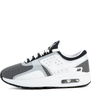 NEW NIKE little kids air max zero essential shoes in black/white-wolf grey