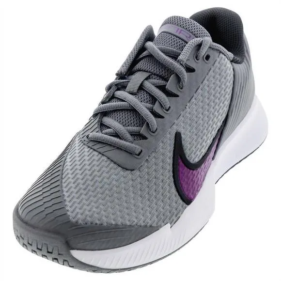 NEW NIKE men's air zoom vapor pro 2 shoes in smoke grey/sangria
