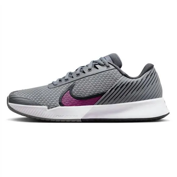 NEW NIKE men's air zoom vapor pro 2 shoes in smoke grey/sangria