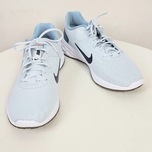 New Nike Revolution 6 NN Men's Size 10 Running Shoes Next Nature Platinum Blue