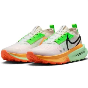 NEW Nike ZoomX Zegama Running Shoes - Neon Green and Orange