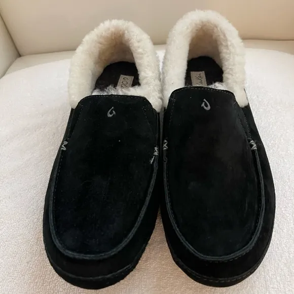 NEW OluKai Ku'una Genuine Shearling Slipper (Women)