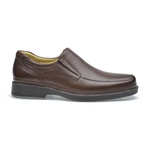 NEW PAZSTOR men's lambskin mocassin traditional max in barista brown