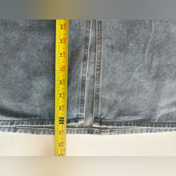 NEW Petal   Pup Women’s Dana Light Blue Denim Front Slit Maxi Jean Skirt Size 10