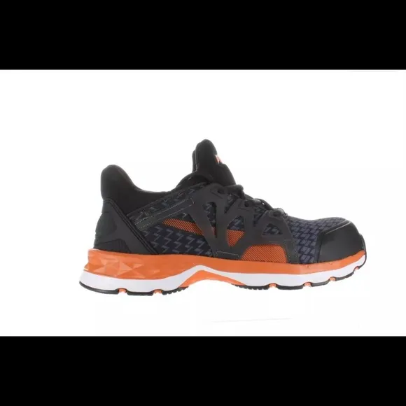 NEW PUMA MEN’S RUSH 2.0 BLACK ORANGE SAFETY SHOES SIZE 11