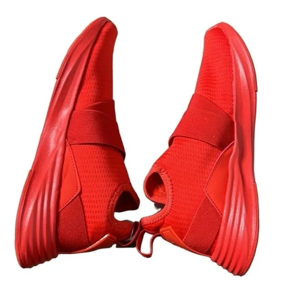 NEW! PUMA Red SoftFoam  Pull On Hi Top Radiate Mid Training Shoes Sneakers!