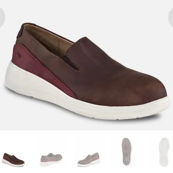 NEW RED WING ZERO-G LITE WOMEN'S SAFETY TOE SLIP-ON SNEAKERS SHOES 8.5 Wide (D)