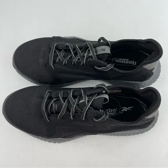 NEW! 🥾 Reebok Unisex Flexagon 3.0 Black Composite Toe Metal Free Work Shoe-SZ 9