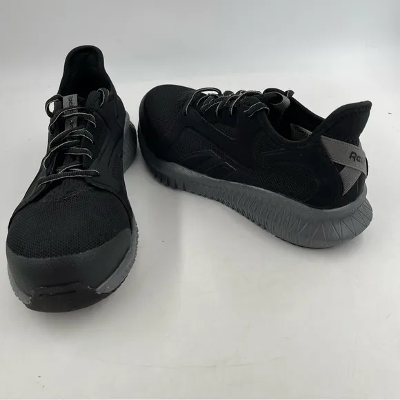 NEW! 🥾 Reebok Unisex Flexagon 3.0 Black Composite Toe Metal Free Work Shoe-SZ 9
