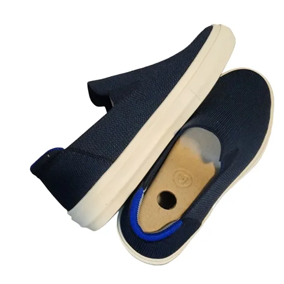 NEW Rothy The Original Slip On Sneaker Loafer in Navy