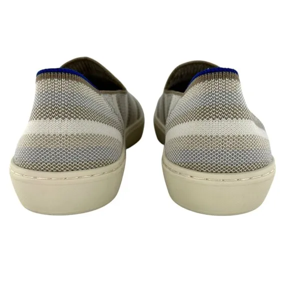 NEW Rothys Golden Stripe Original Slip On Sneakers Size 8.5