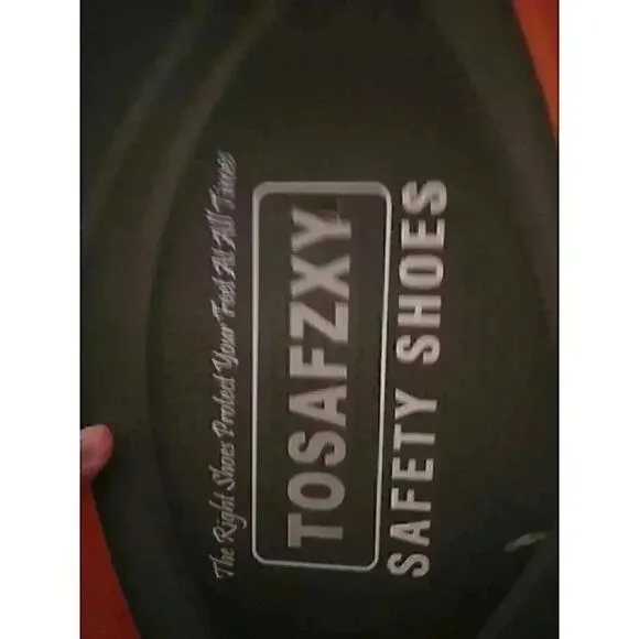 NEW safety shoes for men TOSAFZXY size 7/ Zapatos de seguridad para hombre 7