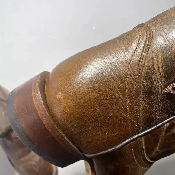 NEW SHYANNE SUZANNE Western Boots - Square Toe Women's Size 8.5 Leather Stitched