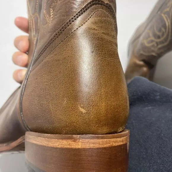 NEW SHYANNE SUZANNE Western Boots - Square Toe Women's Size 8.5 Leather Stitched