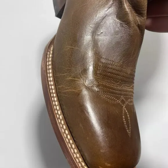 NEW SHYANNE SUZANNE Western Boots - Square Toe Women's Size 8.5 Leather Stitched