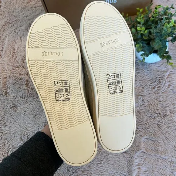 NEW Soludos Bondi Wave Embroidered Slip On Sneakers Size: 9.5
