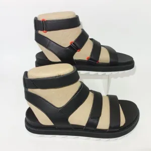 NEW Sorel Flatform Roaming Multi Strap Black Sandals Shoes Women's 6