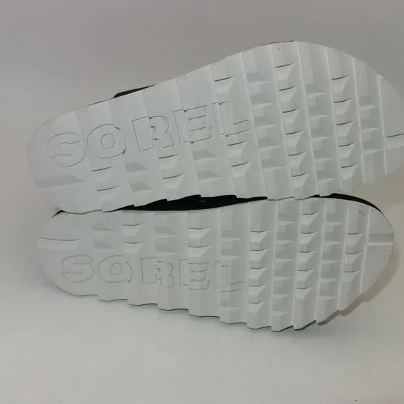 NEW Sorel Flatform Roaming Multi Strap Black Sandals Shoes Women's 6