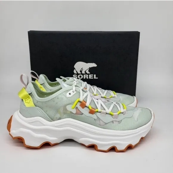 New Sorel Kinetic Breakthru Tech Lace Sneaker Women's Shoes Size 7.5