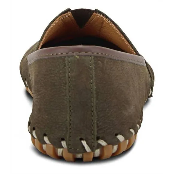 NEW SPRING STEP SHOES women's kathaleta slip on shoes in dark olive