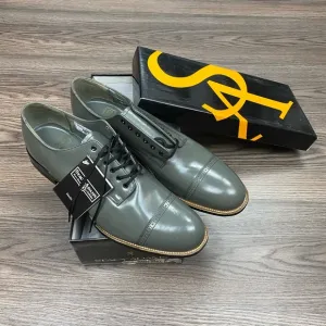 NEW Stacy Adams Madison Steel Gray Oxfords 12 D