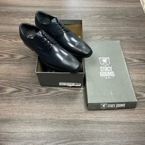NEW Stacy Adams Navy Blue Wingtip Oxfords 10.5 M