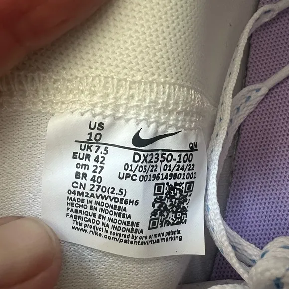 NEW Sz 10 Women's Nike W Blazer Mid '77 Nike 101 White Blue Sneakers DX2350-100