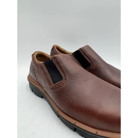 NEW Timberland BOLDON SD  Men's Slip On Safety Shoe Brown US Size 8 Wide NIB
