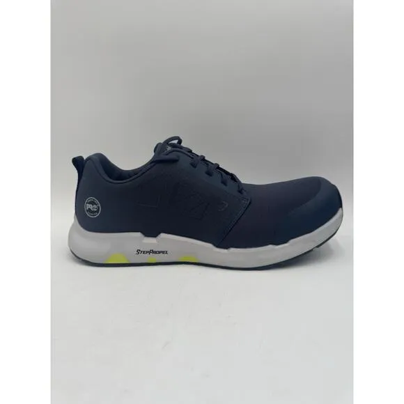 NEW Timberland POWERTRAIN SPRING Men's Safety Toe Sneaker Blue US Size 13 Medium