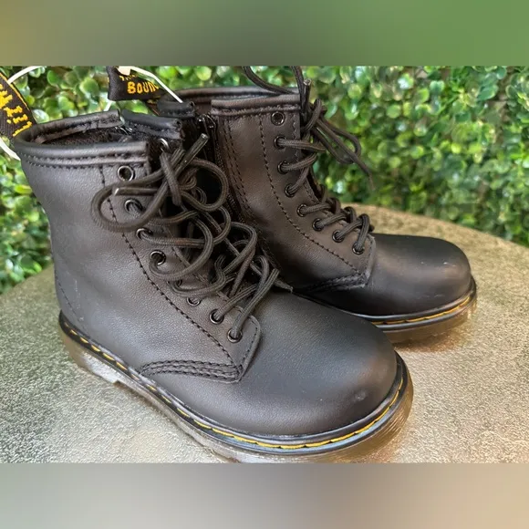 New TODDLER DR. MARTENS 1460 SOFTY T LEATHER BOOTS unisex