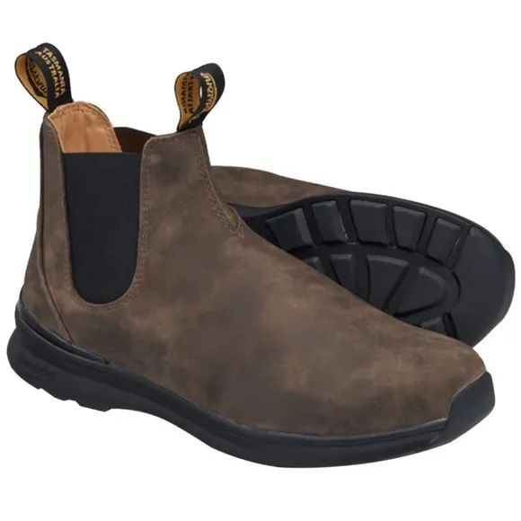 New US Size 11 Blundstone Elastic Sided Chelsea Boots Rustic Brown