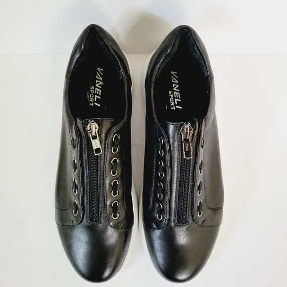NEW VANELi Yolant Black Sneakers Casual Shoes Size 8.5