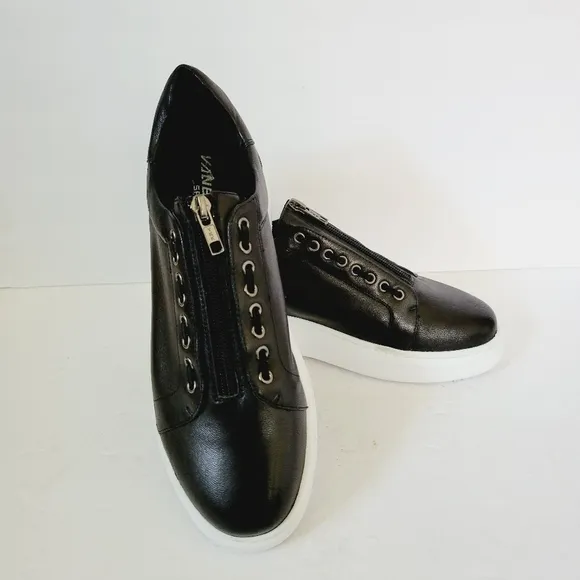 NEW VANELi Yolant Black Sneakers Casual Shoes Size 8.5