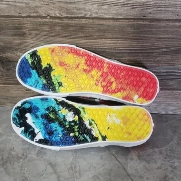 New Vans Classic Slip On Crayola Diy Trace Your Dreams Sneakers