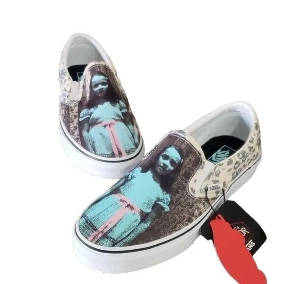 New Vans x The House Of Terror Classic Slip On The Shinning Sneakers