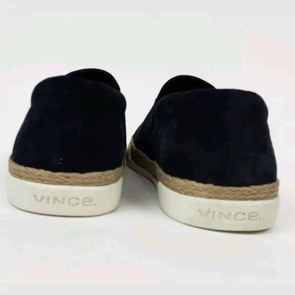 New Vince. Johan Suede Slip-On Sneakers