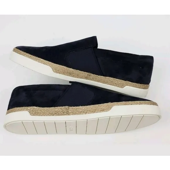 New Vince. Johan Suede Slip-On Sneakers