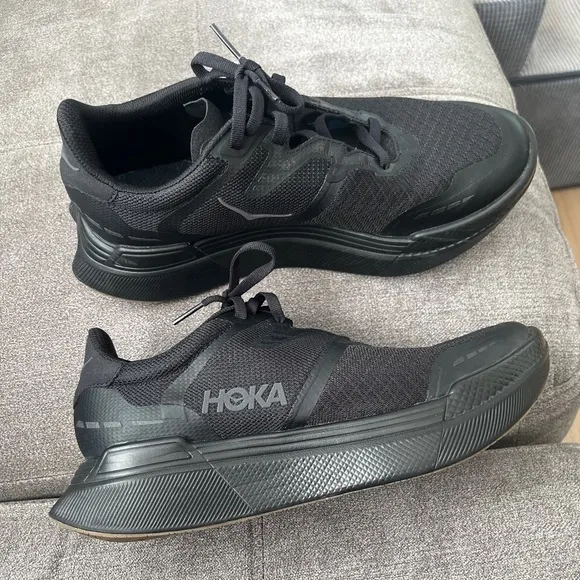 New without box HOKA TRANSPORT X Everyday Running Black Shoe Sz Women 8 Men 7
