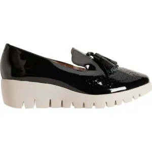 NEW Wonders Made in Spain C-3366 Tassel Loafer Wedge Shoes Leather For Women 253