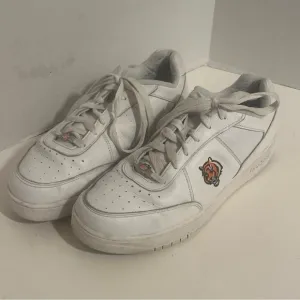 NFL Reebok Cincinnati Bengals Gym White Leather Dad Sneakers Shoes Men's 13.
