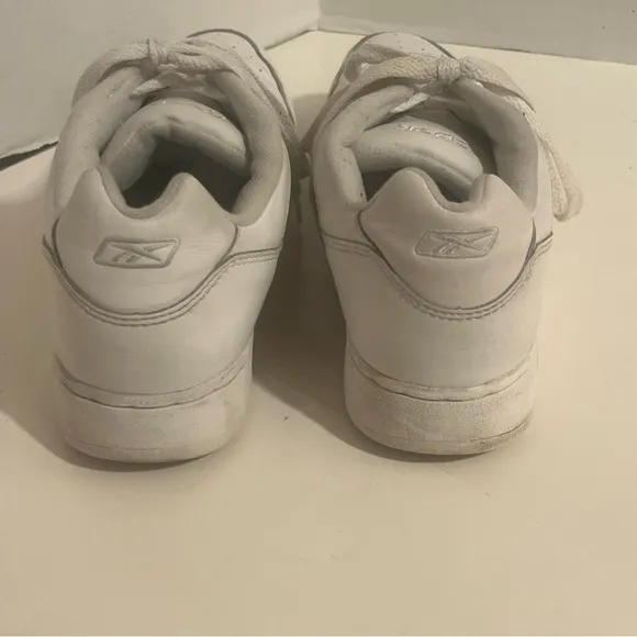 NFL Reebok Cincinnati Bengals Gym White Leather Dad Sneakers Shoes Men's 13.