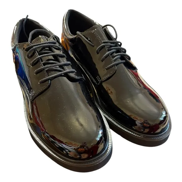 NIB Bates Men's High-Gloss Duty Oxford shoes Size 10.5