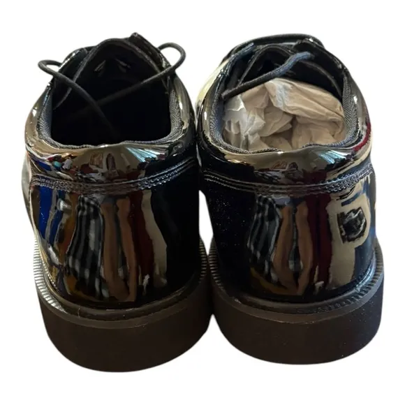 NIB Bates Men's High-Gloss Duty Oxford shoes Size 10.5