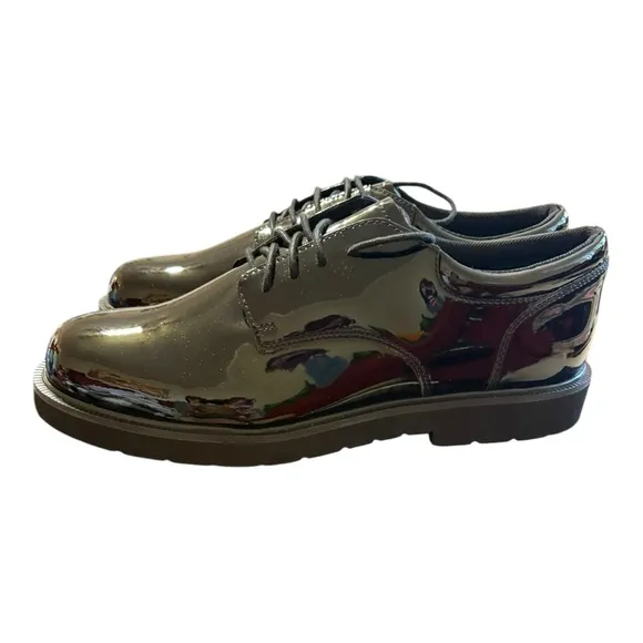 NIB Bates Men's High-Gloss Duty Oxford shoes Size 10.5