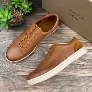 NIB Clarks Kitna Vibe Casual Comfort Sneakers Tan
