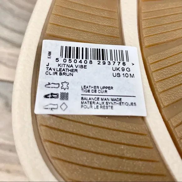 NIB Clarks Kitna Vibe Casual Comfort Sneakers Tan