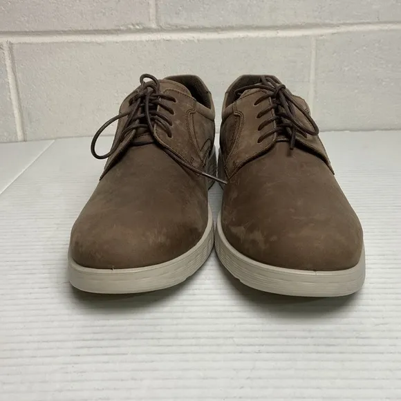 NIB ECCO Men's  S Lite Hybrid Coffee UST Oil Nubuck HM Derby Shoe EU43 US 9-9.5