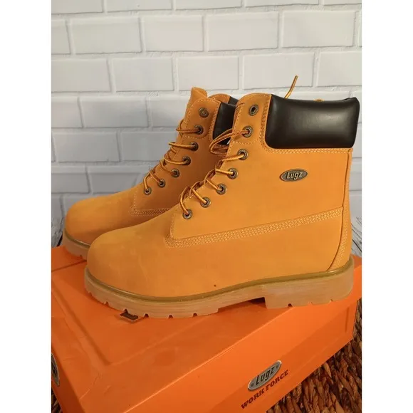 NIB-LUGZ Drifter 6 Inch Steel Toe Electrical Hazard Work Boot MDRIF6STWK- Sz 13W