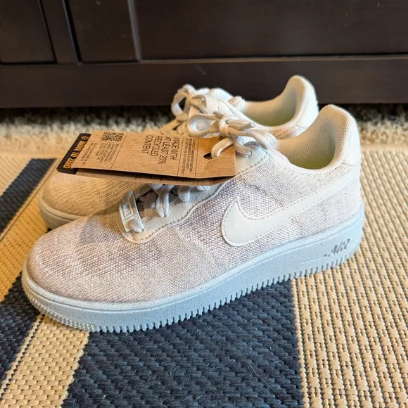 NIB Nike Air Force 1 Crater Flyknit Low Sneakers 6Y